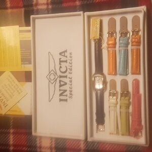 NWT Invicta watch with changeable bands
